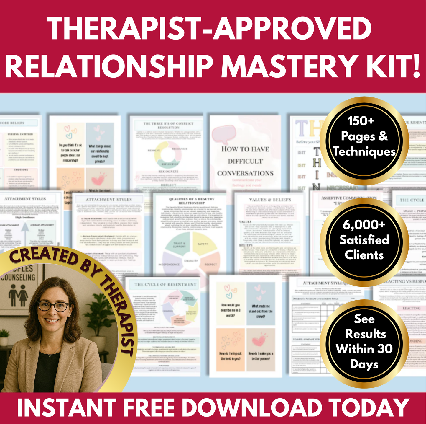 THERAPIST-APPROVED RELATIONSHIP MASTERY KIT (FREE Today)
