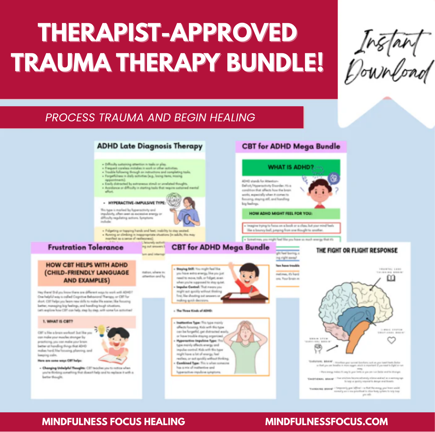 THERAPIST-APPROVED TRAUMA THERAPY BUNDLE (FREE Today)