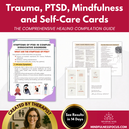 Trauma, PTSD, Mindfulness and Self-Care Cards