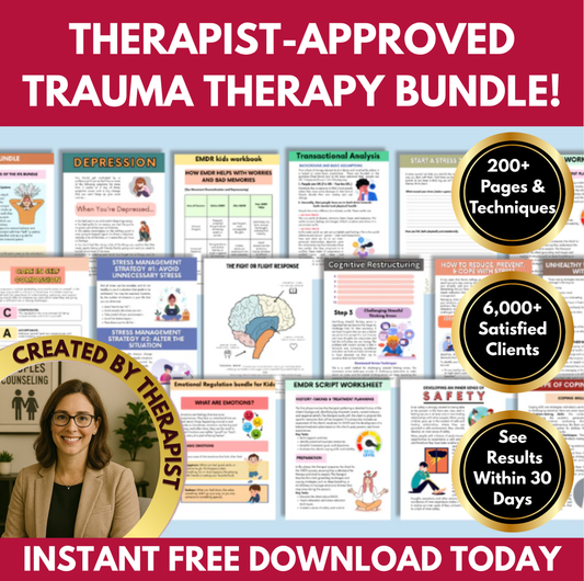 THERAPIST-APPROVED TRAUMA THERAPY BUNDLE (FREE Today)